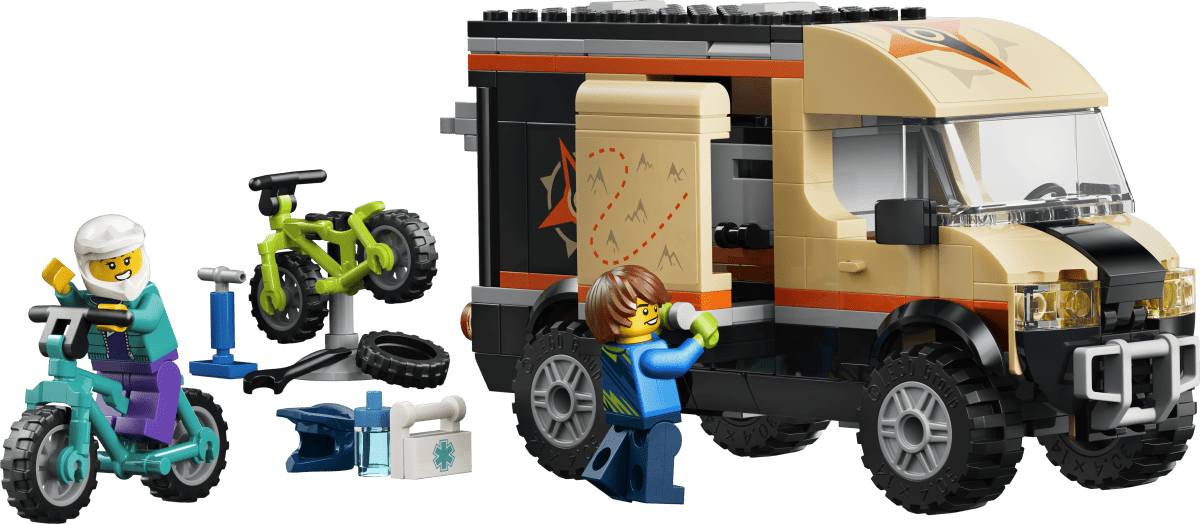 LEGO City Mountain Bike Adventure Van Building Toy 60512 - Phillips Hobbies