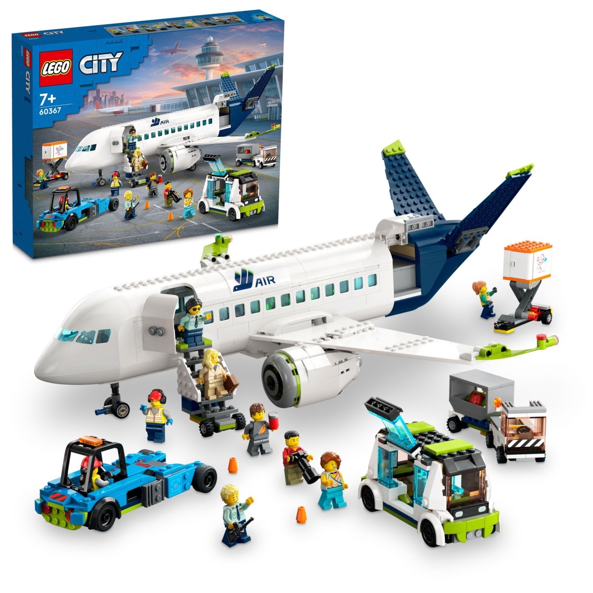 LEGO® City Passenger Aeroplane 60367 Building Toy Set (930 Pieces) - Phillips Hobbies