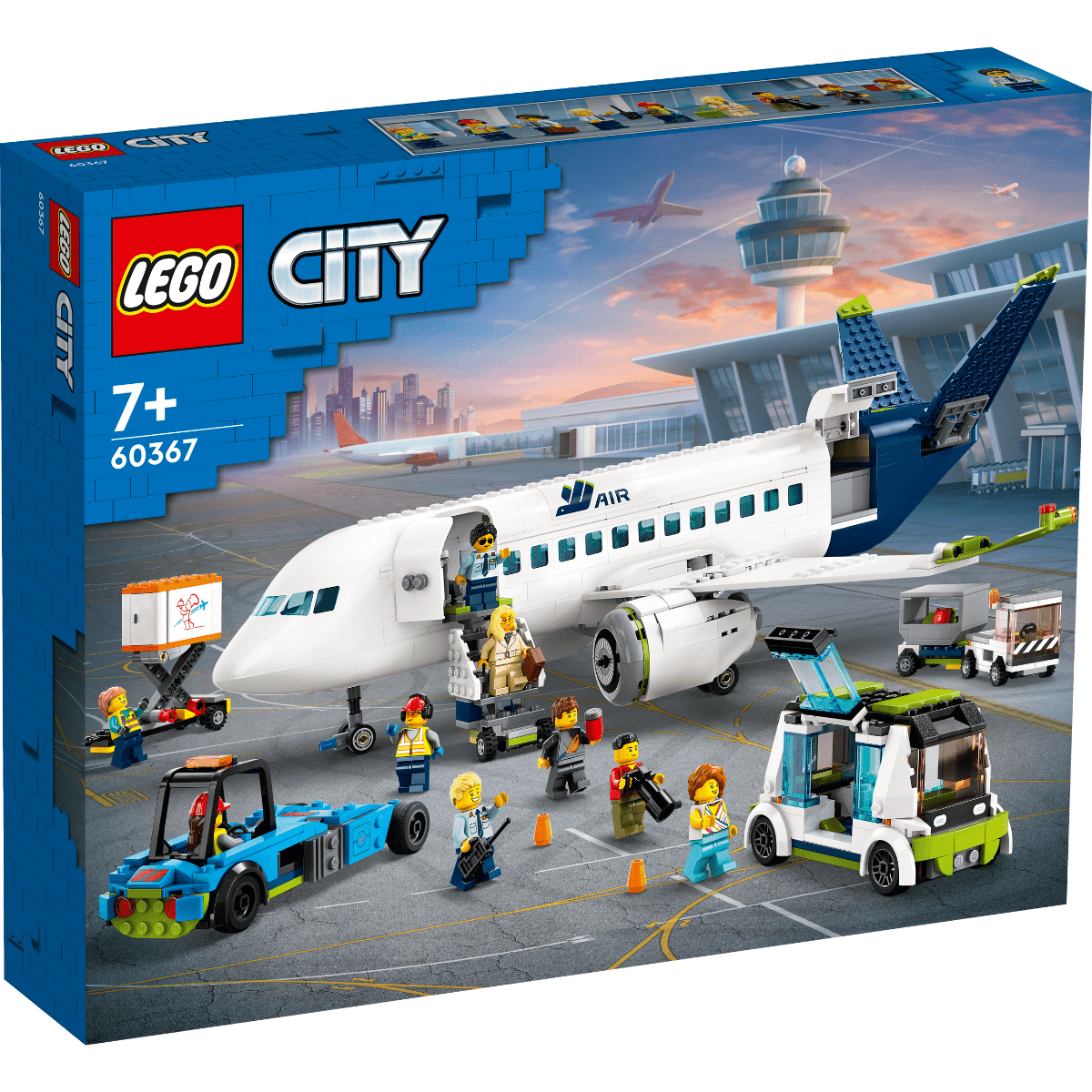 LEGO® City Passenger Aeroplane 60367 Building Toy Set (930 Pieces) - Phillips Hobbies