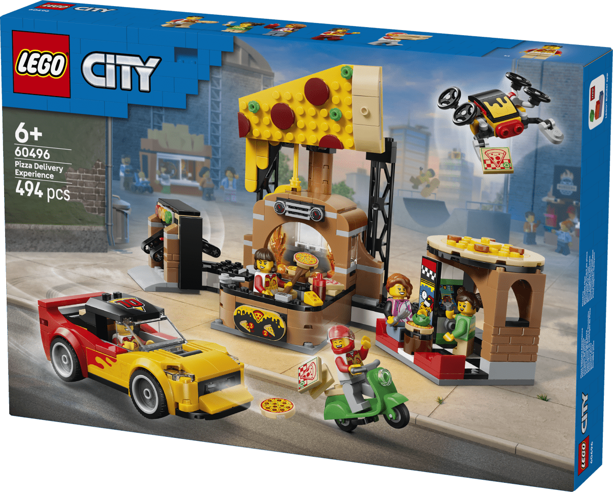 LEGO City Pizza Delivery Experience with Vehicles Set 60496 - Phillips Hobbies