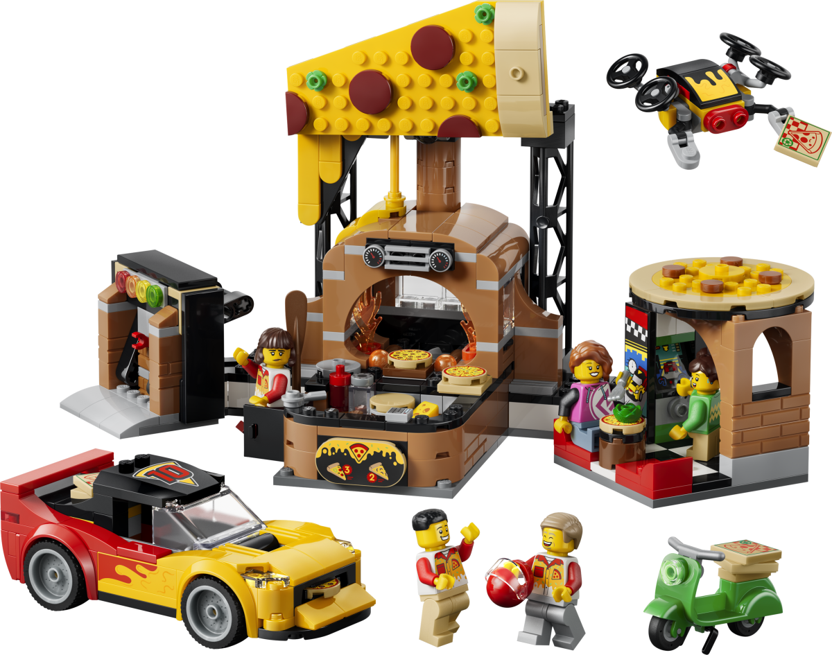 LEGO City Pizza Delivery Experience with Vehicles Set 60496 - Phillips Hobbies