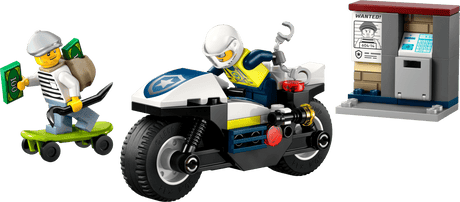 LEGO City Police Motorcycle Chase Toy, Motorbike Set 60455 - Phillips Hobbies