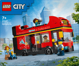 LEGO City Red Double - Decker Sightseeing Bus Toy Set 60407 - Phillips Hobbies