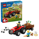 LEGO® City Red Farm Tractor with Trailer & Sheep Toy, Playset for Kids 60461 - Phillips Hobbies