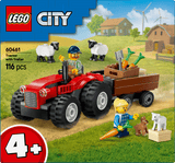 LEGO® City Red Farm Tractor with Trailer & Sheep Toy, Playset for Kids 60461 - Phillips Hobbies