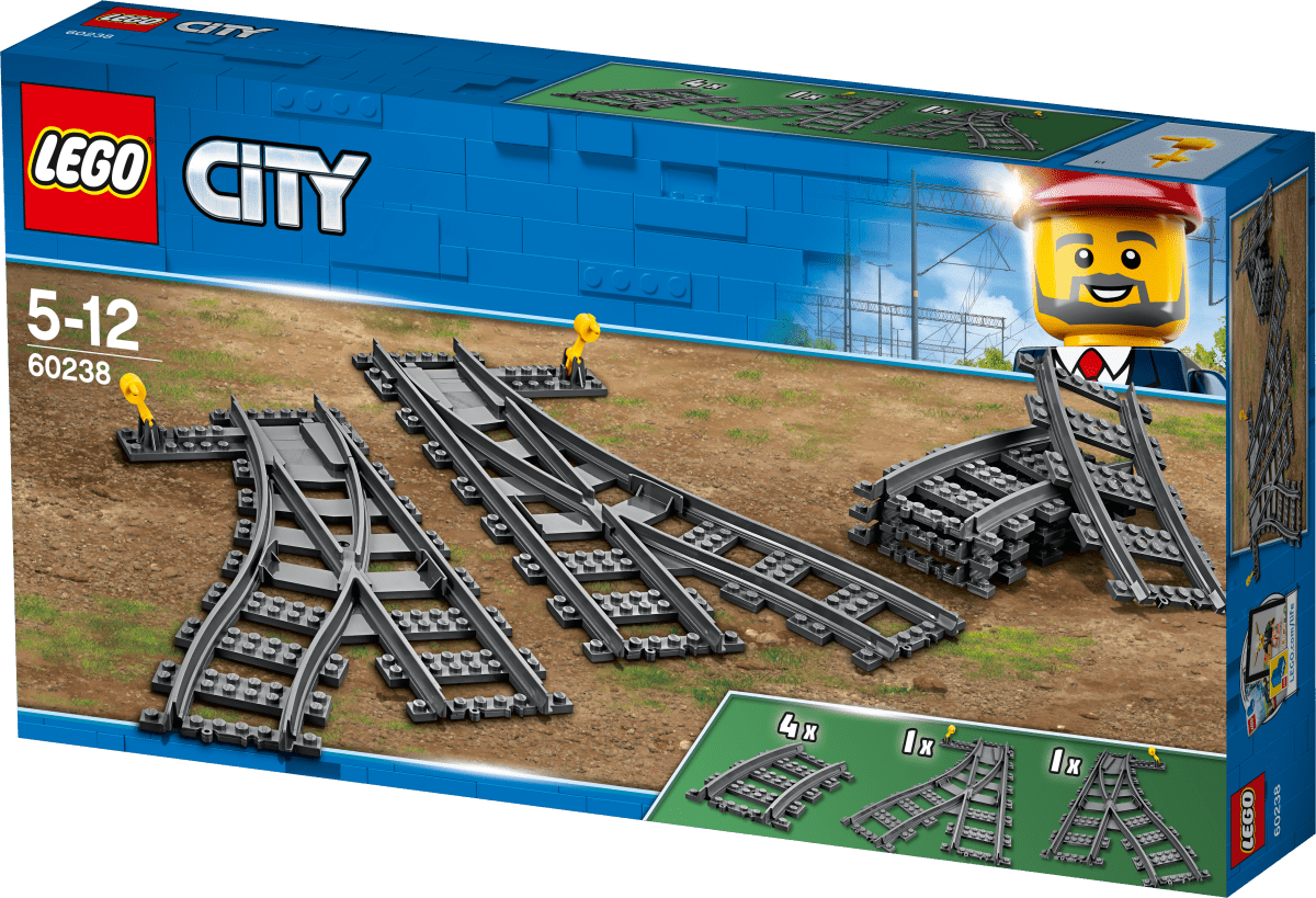 LEGO® City Switch Tracks 60238 Train Toy - Phillips Hobbies