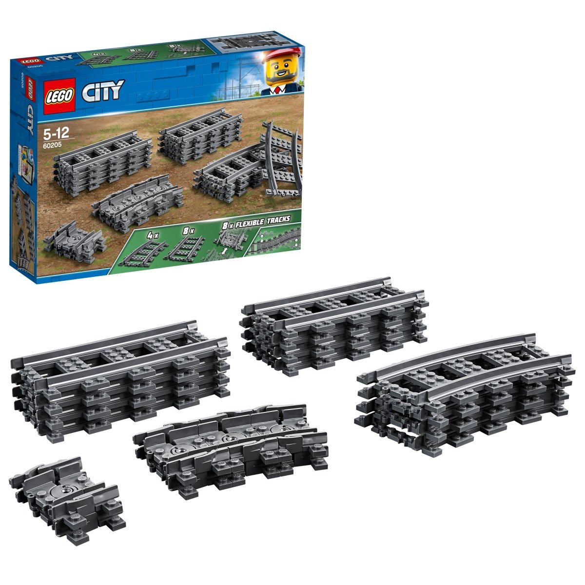 LEGO® City Tracks 60205 Toy for Children - Phillips Hobbies