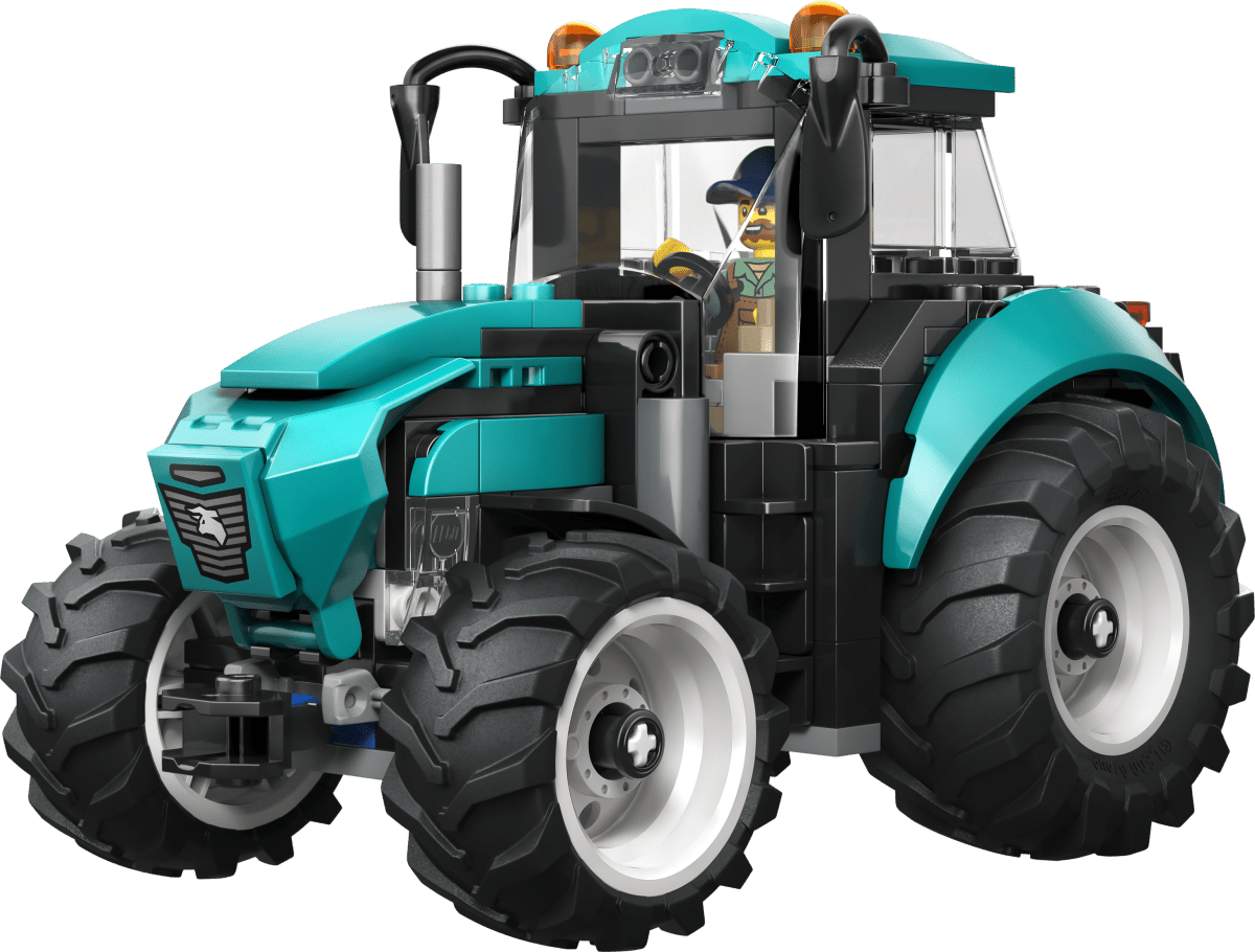 LEGO® City Tractor Farm Toy Building Set and Minifigure 60498 - Phillips Hobbies