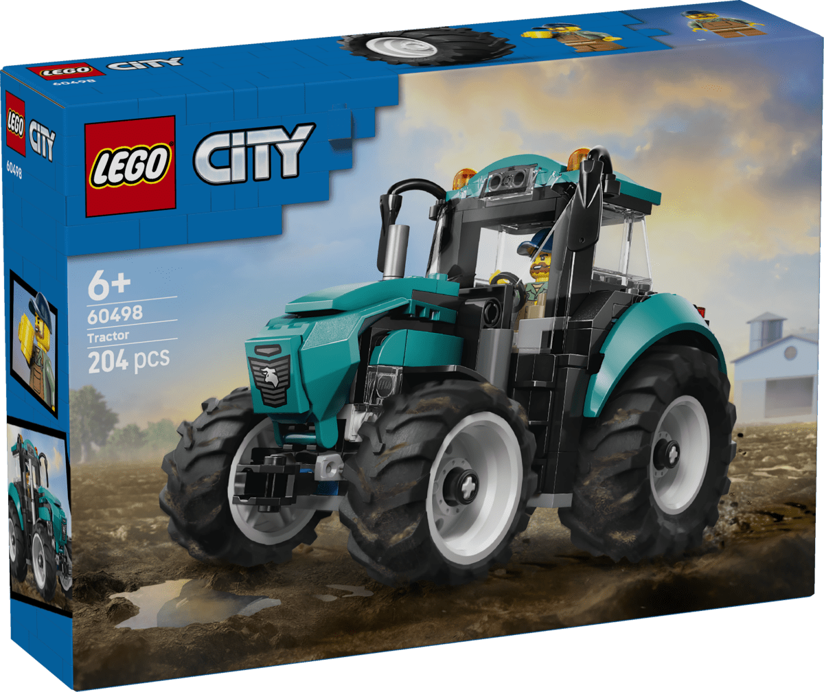 LEGO® City Tractor Farm Toy Building Set and Minifigure 60498 - Phillips Hobbies