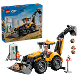 LEGO® City Yellow Backhoe Loader - Construction Toy 60480 - Phillips Hobbies