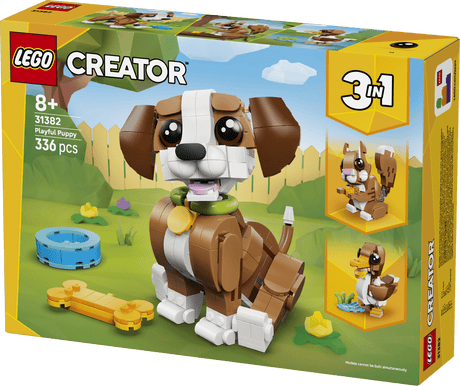 LEGO® Creator 3 in 1 Cute Animals: Playful Puppy Dog 31382 - Phillips Hobbies