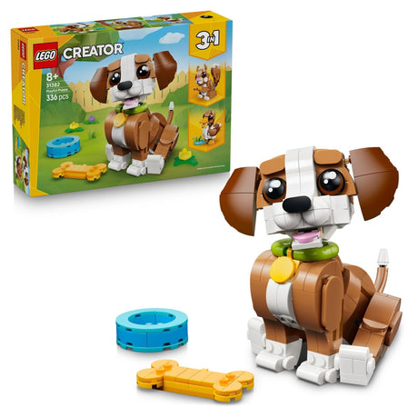 LEGO® Creator 3 in 1 Cute Animals: Playful Puppy Dog 31382 - Phillips Hobbies