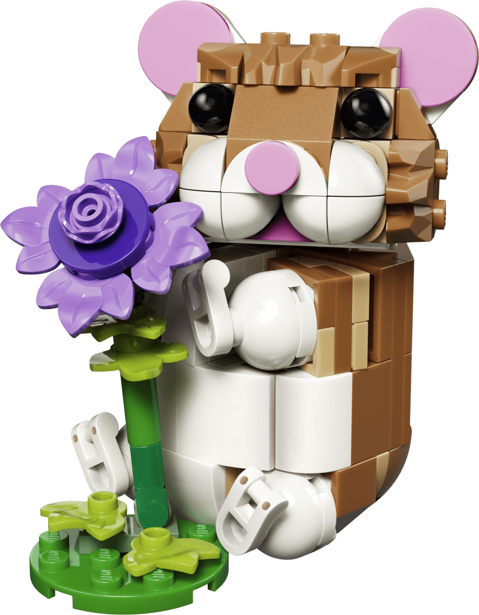 LEGO® Creator 3 in 1 Cute Hamster with a Flower Toy 31376 - Phillips Hobbies