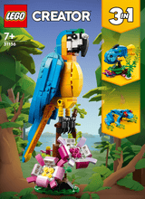 LEGO Creator 3 in 1 Exotic Parrot Animals Building Toy 31136 - Phillips Hobbies