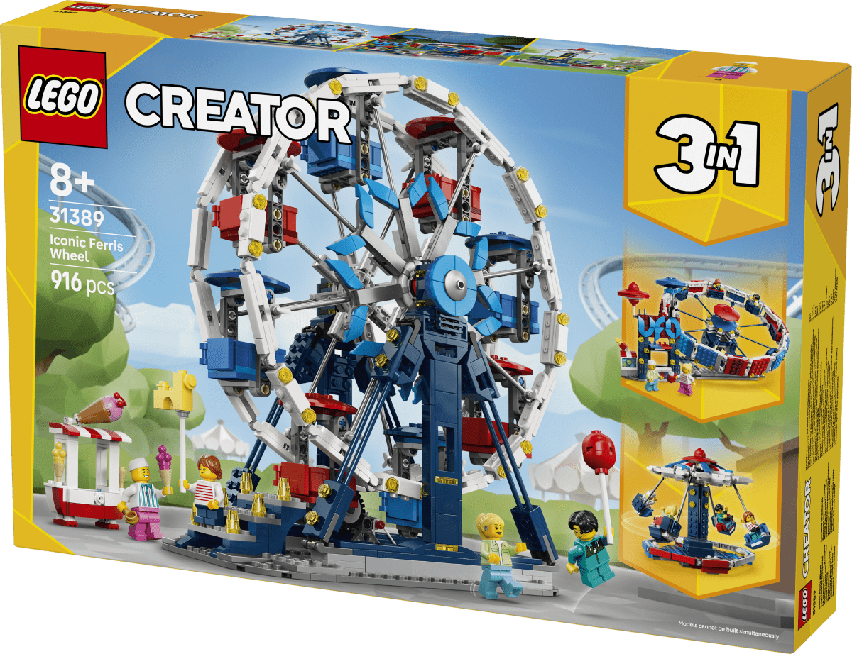 LEGO® Creator 3 in 1 Iconic Ferris Wheel Building Toy 31389 - Phillips Hobbies