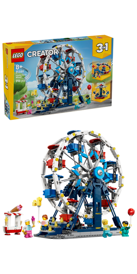 LEGO® Creator 3 in 1 Iconic Ferris Wheel Building Toy 31389 - Phillips Hobbies