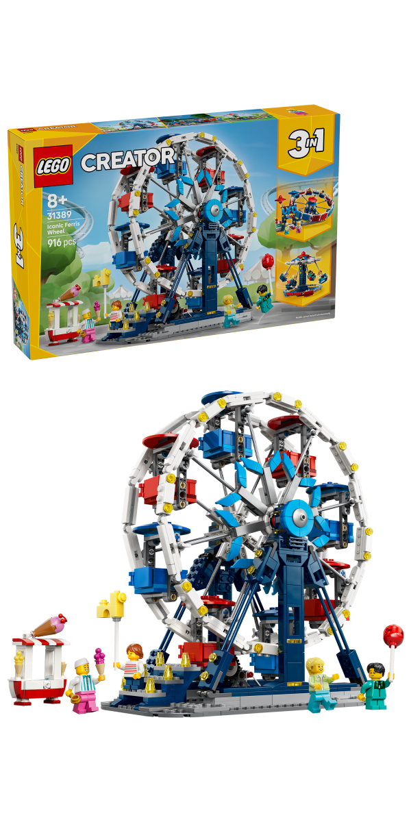 LEGO® Creator 3 in 1 Iconic Ferris Wheel Building Toy 31389 - Phillips Hobbies