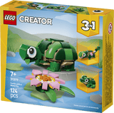 LEGO® Creator 3 in 1 Turtle with a Water Lily Flower 31377 - Phillips Hobbies
