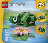 LEGO® Creator 3 in 1 Turtle with a Water Lily Flower 31377 - Phillips Hobbies