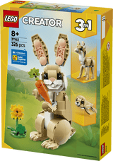 LEGO® Creator 3in1 Cute Bunny Toy Animal Playset 31162 - Phillips Hobbies