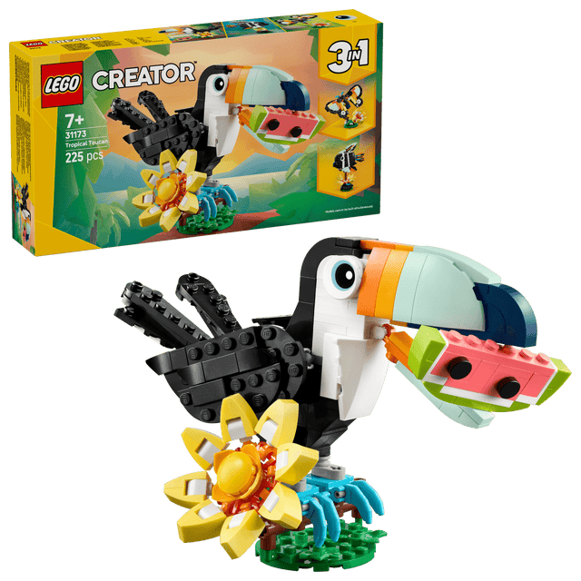 LEGO Creator Wild Animals: Tropical Toucan 31173 - Phillips Hobbies