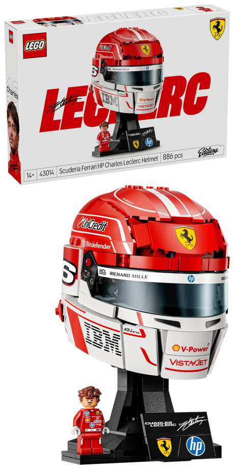 LEGO Editions 43014 Scuderia Ferrari HP Charles Leclerc Helmet - Phillips Hobbies
