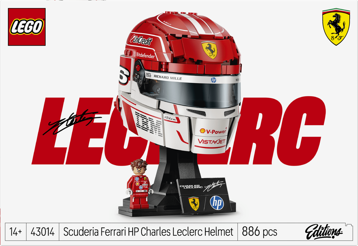 LEGO Editions 43014 Scuderia Ferrari HP Charles Leclerc Helmet - Phillips Hobbies