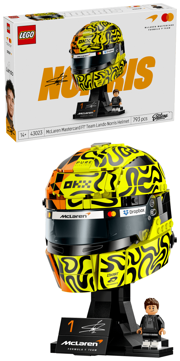LEGO® Editions McLaren Mastercard F1® Team Lando Norris Helmet 43023 - Phillips Hobbies