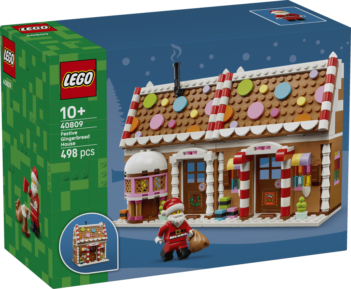 LEGO® Festive Gingerbread House Christmas Toy for Kids 40809 - Phillips Hobbies