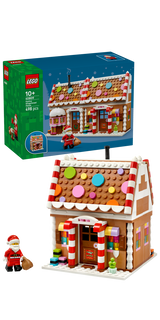 LEGO® Festive Gingerbread House Christmas Toy for Kids 40809 - Phillips Hobbies