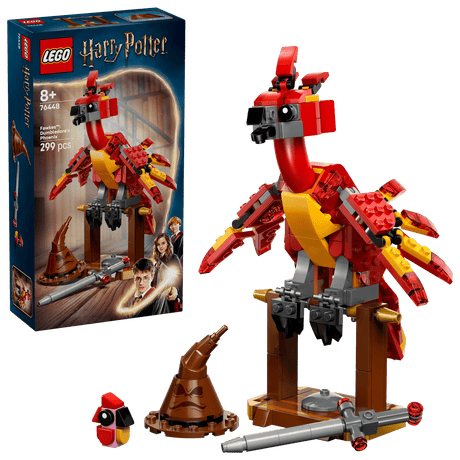 LEGO Harry Potter Fawkes: Dumbledore’s Phoenix Toy Set 76448 - Phillips Hobbies