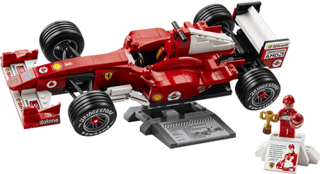 LEGO® Icons Ferrari F2004 & Michael Schumacher Model Car 11375 - Phillips Hobbies