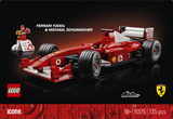 LEGO® Icons Ferrari F2004 & Michael Schumacher Model Car 11375 - Phillips Hobbies