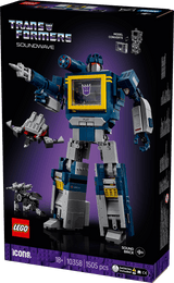 LEGO® Icons Transformers: Soundwave Model Kit Building Set for Adults 10358 - Phillips Hobbies