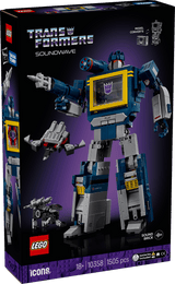 LEGO® Icons Transformers: Soundwave Model Kit Building Set for Adults 10358 - Phillips Hobbies