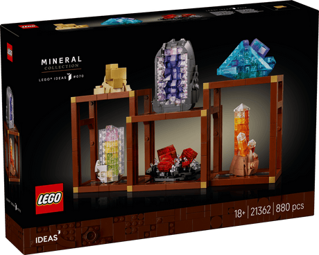 LEGO® Ideas Mineral Collection, Crystal Display Shelves, Living Room Decor 21362 - Phillips Hobbies