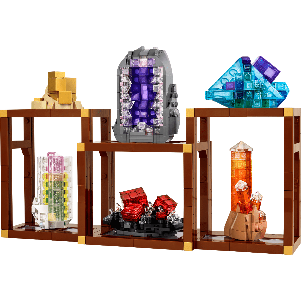 LEGO® Ideas Mineral Collection, Crystal Display Shelves, Living Room Decor 21362 - Phillips Hobbies