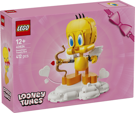 LEGO® Looney Tunes™ Sweetheart Tweety Bird Figure Display Building Kit 40824 - Phillips Hobbies