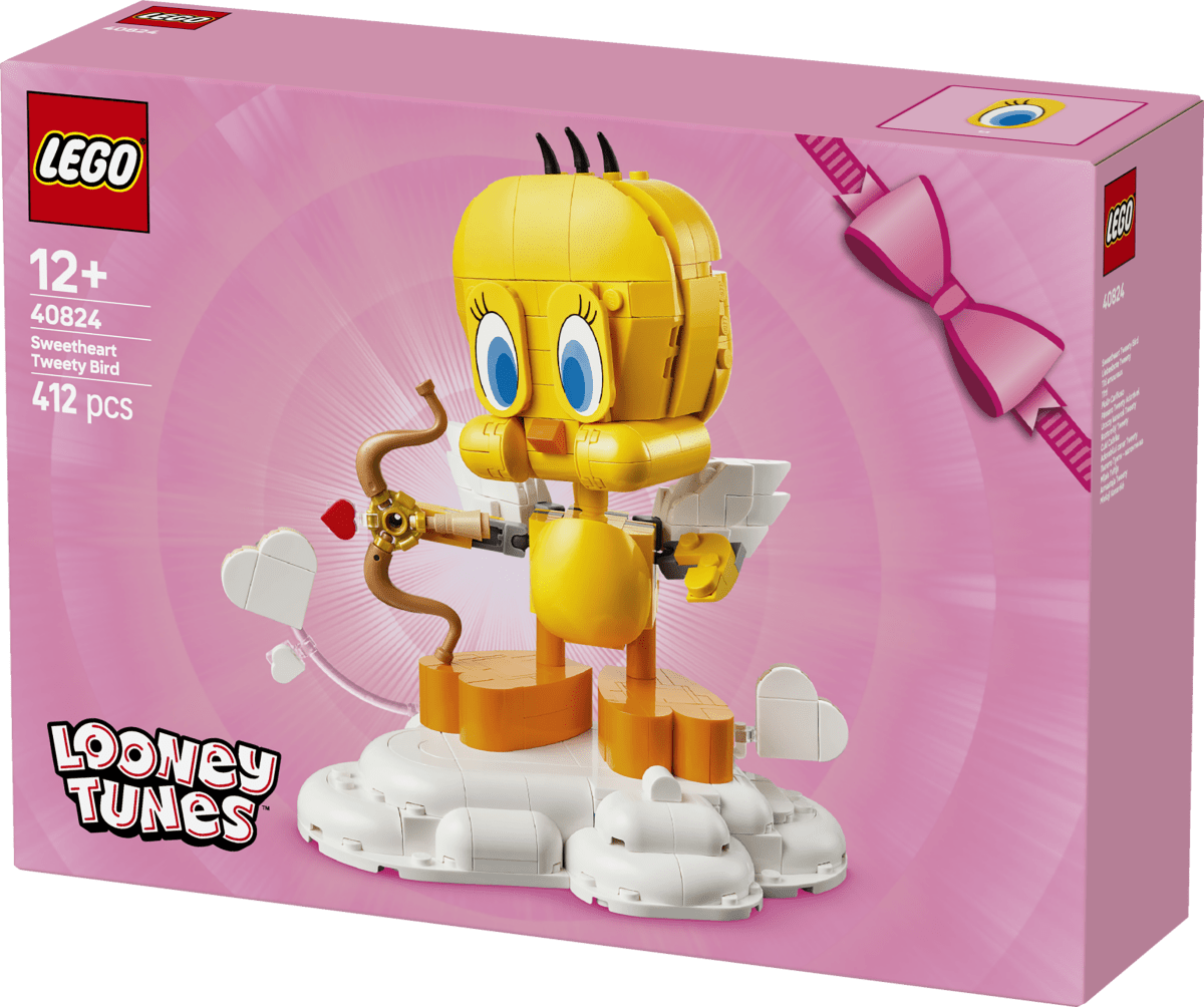 LEGO® Looney Tunes™ Sweetheart Tweety Bird Figure Display Building Kit 40824 - Phillips Hobbies