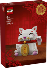 LEGO® Lucky Cat Good Luck Decor Piece Building Kit 40813 - Phillips Hobbies