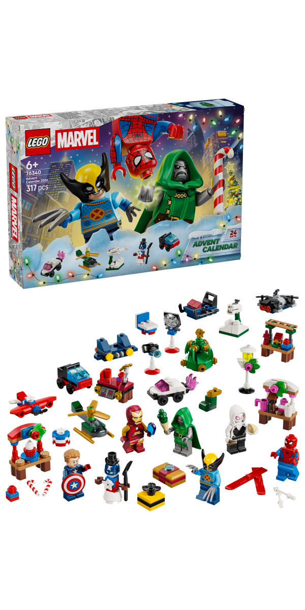 LEGO® Marvel Advent Calendar 2026 Christmas Gift 76340 - Phillips Hobbies