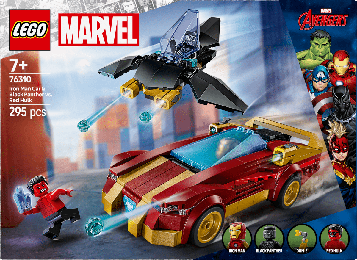 LEGO Marvel Iron Man Car & Black Panther 76310 - Phillips Hobbies