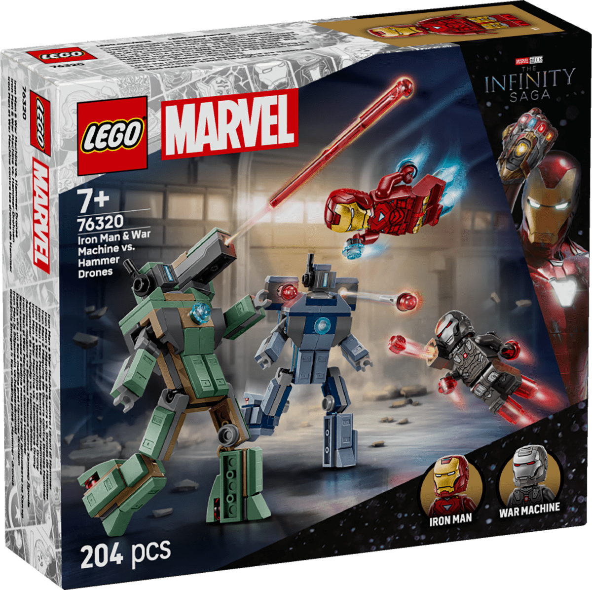 LEGO Marvel Iron Man & War Machine vs. Hammer Drones 76320 - Phillips Hobbies