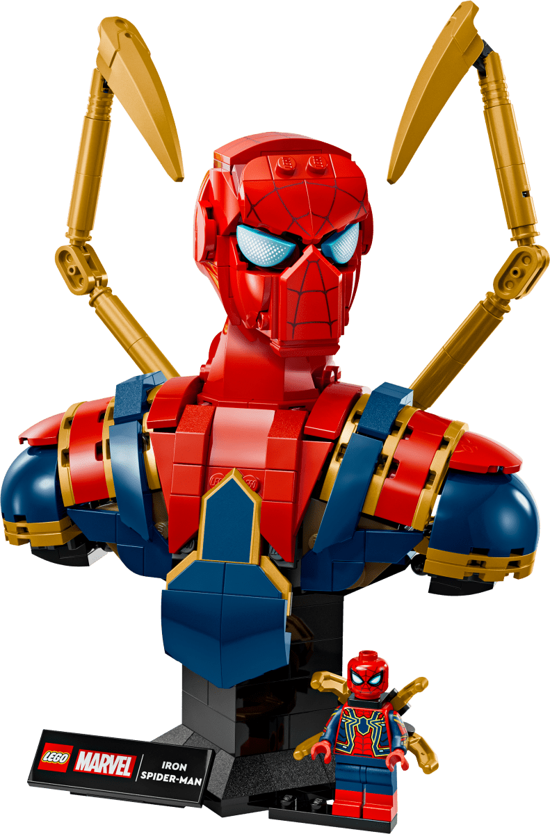 LEGO® Marvel Iron Spider - Man Bust Collectible Adult Building Set 76326 - Phillips Hobbies