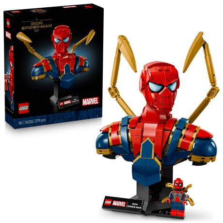 LEGO® Marvel Iron Spider - Man Bust Collectible Adult Building Set 76326 - Phillips Hobbies
