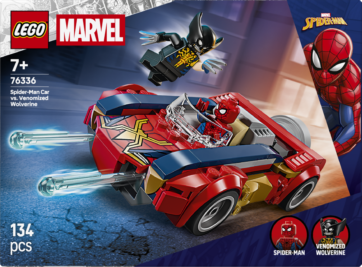 LEGO® Marvel Spider - Man Car vs. Venomized Wolverine 76336 - Phillips Hobbies