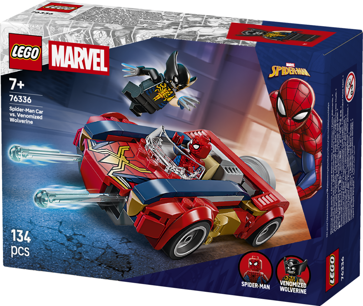 LEGO® Marvel Spider - Man Car vs. Venomized Wolverine 76336 - Phillips Hobbies