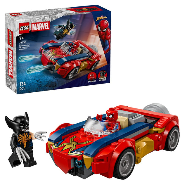 LEGO® Marvel Spider - Man Car vs. Venomized Wolverine 76336 - Phillips Hobbies