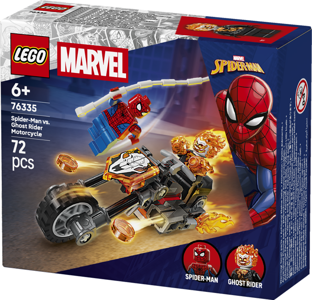 LEGO® Marvel Spider - Man vs. Ghost Rider Motorcycle 76335 - Phillips Hobbies