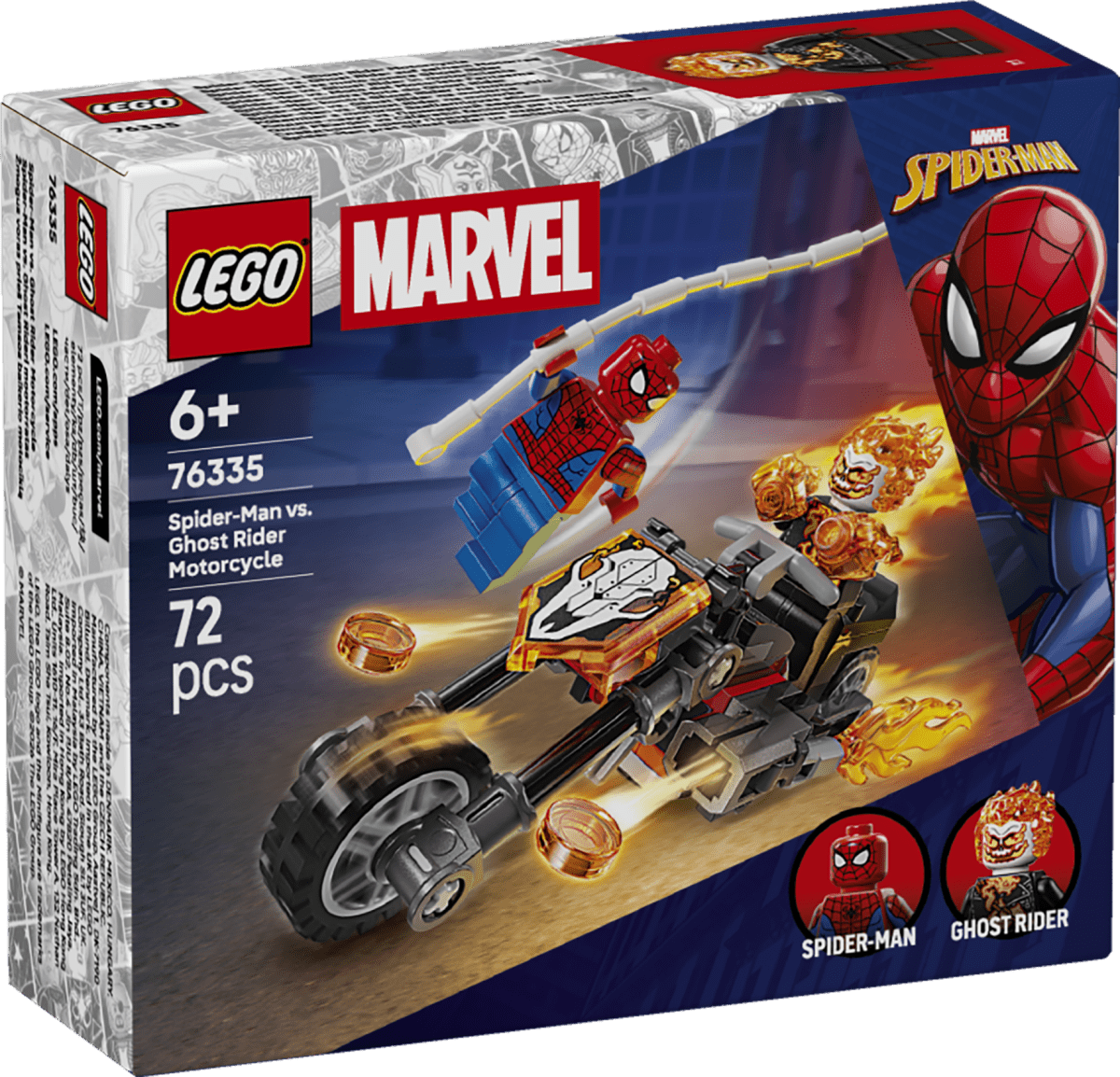 LEGO® Marvel Spider - Man vs. Ghost Rider Motorcycle 76335 - Phillips Hobbies